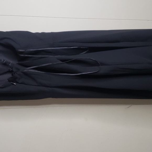 1. State Open Back Halter Wide Leg Jumpsuit Small Black - Picture 6 of 9